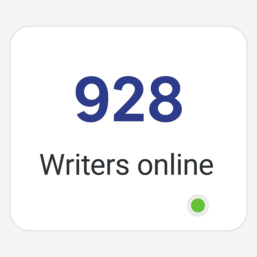 an image with the inscription 928 writers online