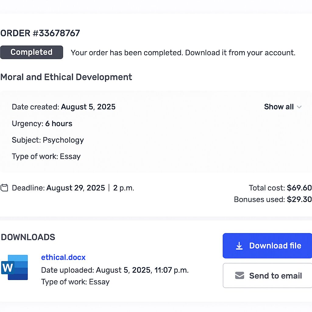 list of orders completed by 100essays.us